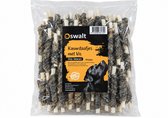 Oswalt Kauwstaafjes Met Vis - Gedraaide sticks met Vis - 100 Stuks - 12,5cm - Hondensnack