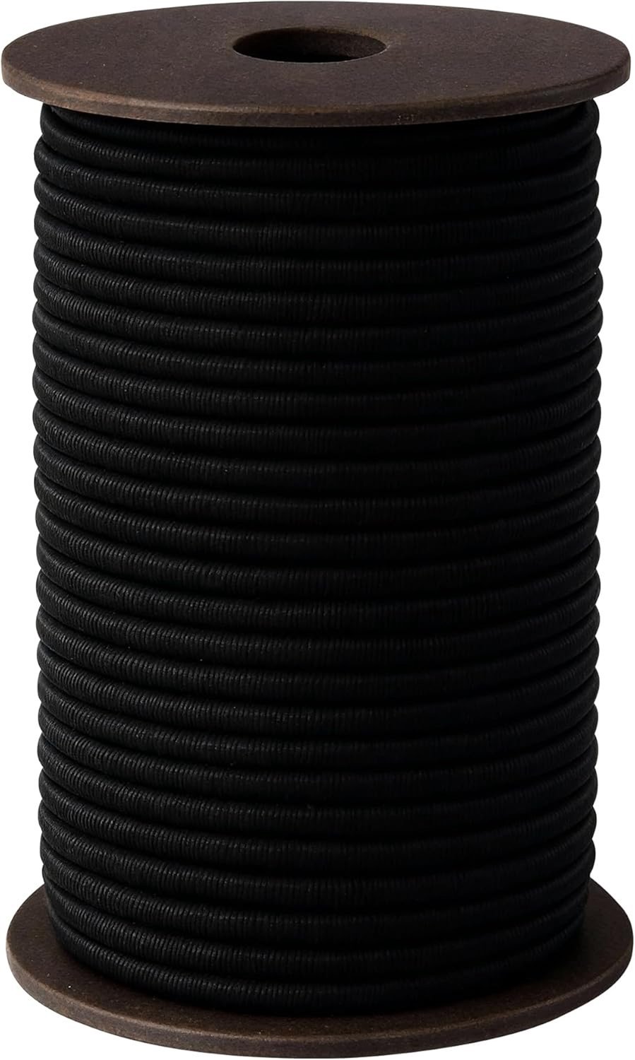 Elastische Rubberen Spanband Zwart 4mm - 50m