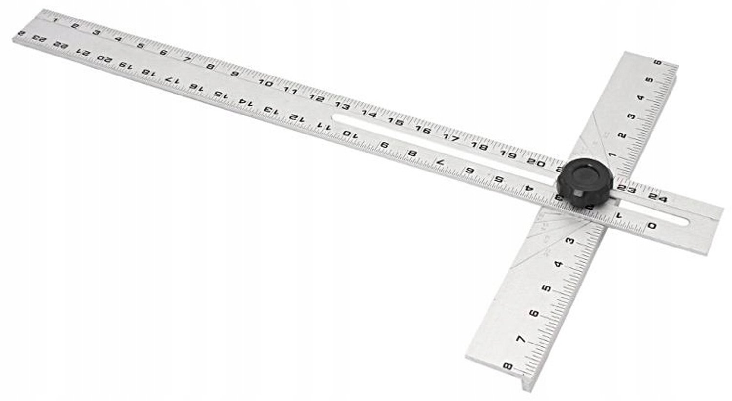 Verstelbare Aluminium Hoekmeter 60cm - Dik & Robuust