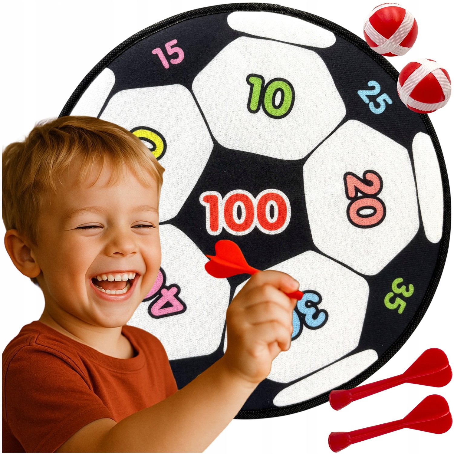 Merkloze Klittenband Dartbord Spel voor Kinderen - 36 cm