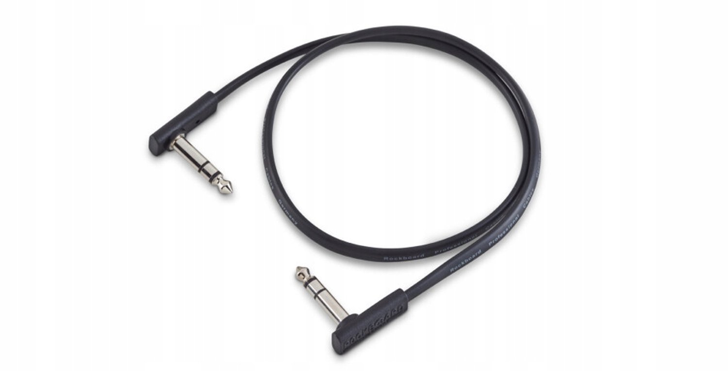 RockBoard Flat TRS Kabel Stereo 60cm - Compact & Flexibel