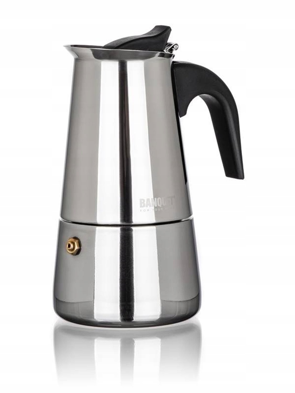 MIA Koffiezetter voor 4 Kopjes - Sterke Koffie, RVS, Cadeauverpakking