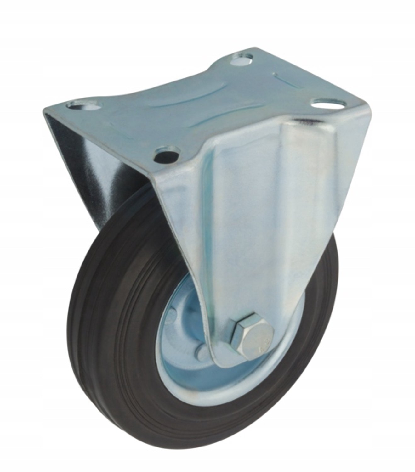 Metro Vast Wiel voor Kar 125mm - Max 100kg