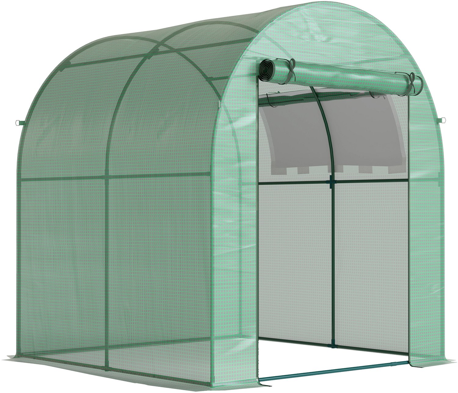 Sunona Foliekas - Met roldeur en zijraam - 180 x 180 x 200 cm - Groen