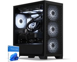 Sedatech Advanced Gaming PC Waterkoeling Tower ATX • Intel i5-14400F 10x 2.5GHz • Geforce RTX 5060 Ti • 16Gb RAM • 1Tb SSD M.2, USB C • Windows 11 • Desktop computer