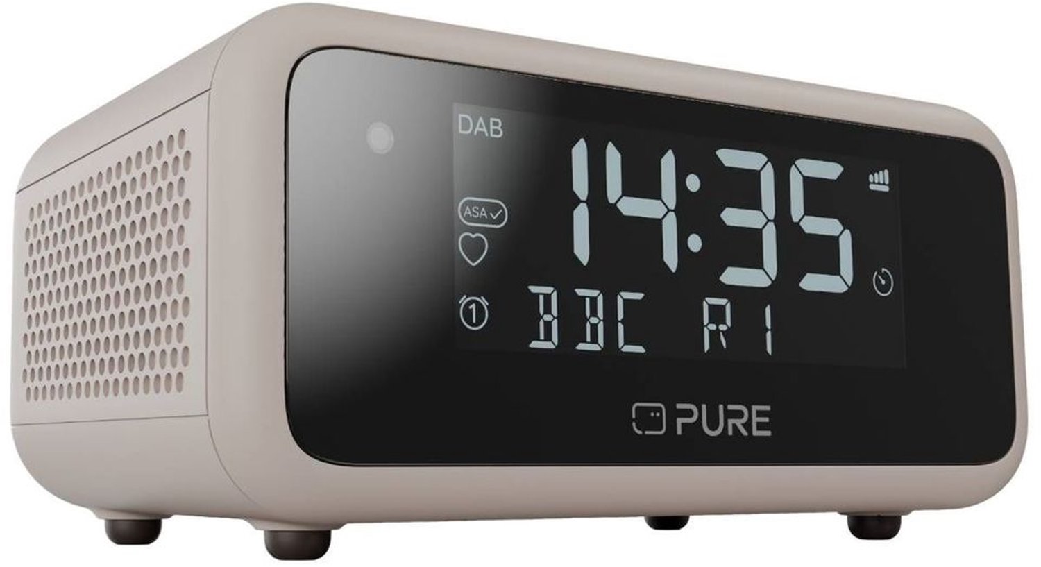 Pure Elan Sleep - Uw vertrouwde wekkerradio met bluetooth, Zand
