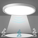 LOVHAUS LED Plafondlamp met Bewegingssensor - 23 cm - 18W - 4000K - Radar
