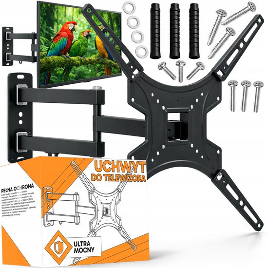 Draaibare TV & Monitor Beugel XL 32"-55" - Sterk & Verstelbaar
