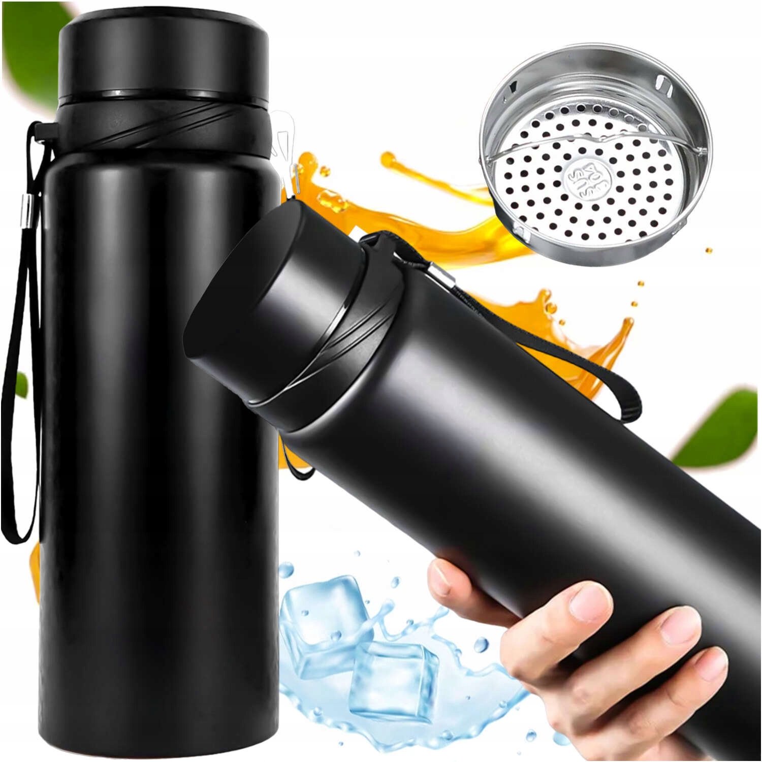 Alogy Thermos Fles 1L met Infuser - Houdt Warm/Koud