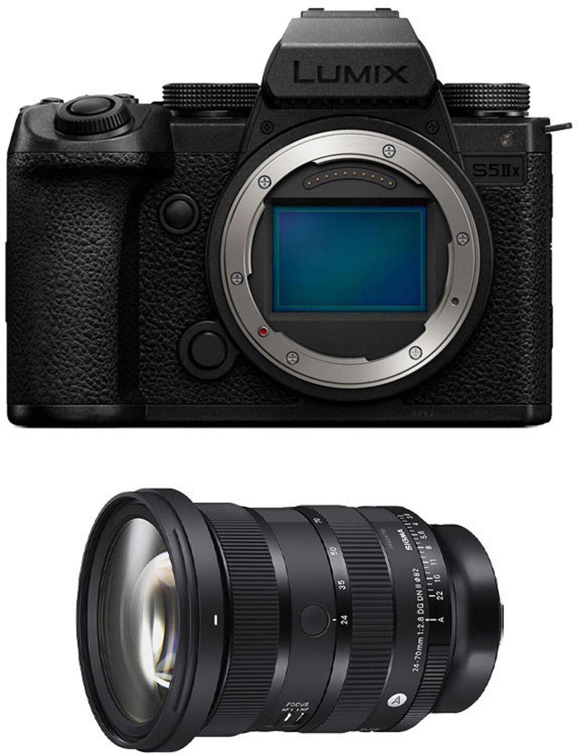 PANASONIC Lumix S5 MARK II X + SIGMA Objektiv 24-70mm f/2.8 DG DN II Art