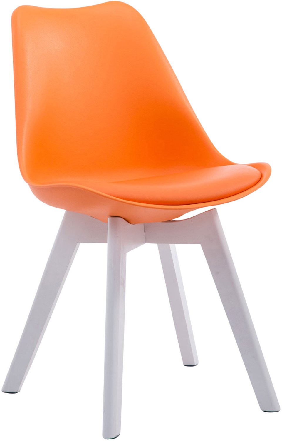 Luxe Comfort Milano 0048 bezoekersstoel - kunstleer - oranje