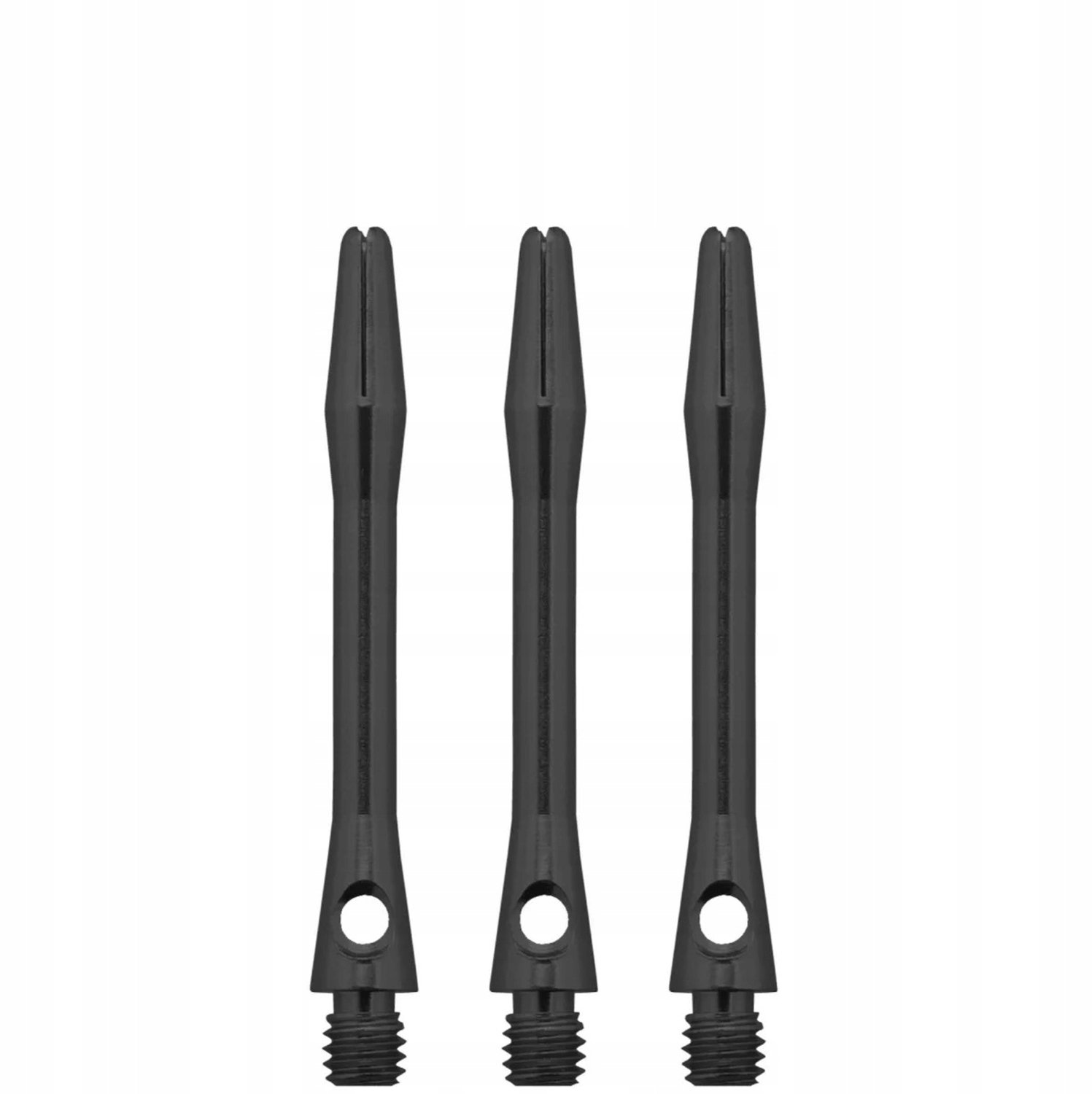 Designa Aluminium Dart Shafts Zwart - Set van 3