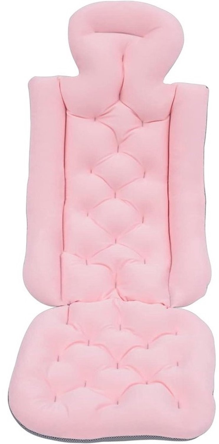 Badkussen - Luxe badkussen - Ontspannen badderen - Volledige lichaamsondersteuning - 87 cm - Roze