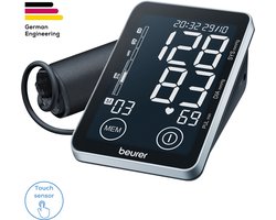 Beurer BM 58 - Bloeddrukmeter bovenarm - Onregelmatige hartslag - Risico-indicator - 2 Gebruikersgeheugen - App: Beurer Healthmanager Pro - XL touch display - 5 Jaar garantie