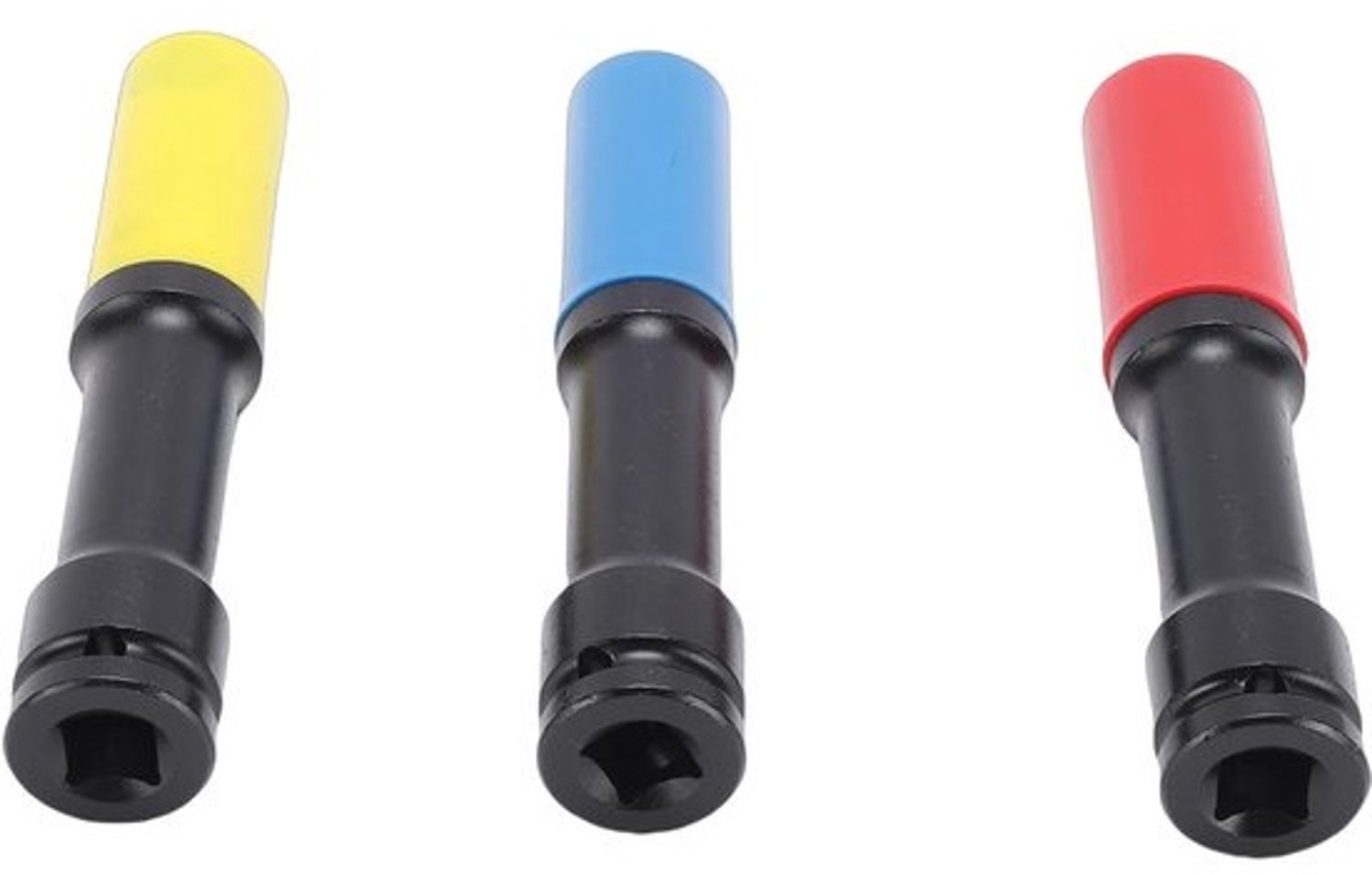 Doppenset voor wielmoeren - Doppen voor velgen - Wielmontage - Dunwandig en kleurgecodeerd - 17 19 21 mm - Multicolor