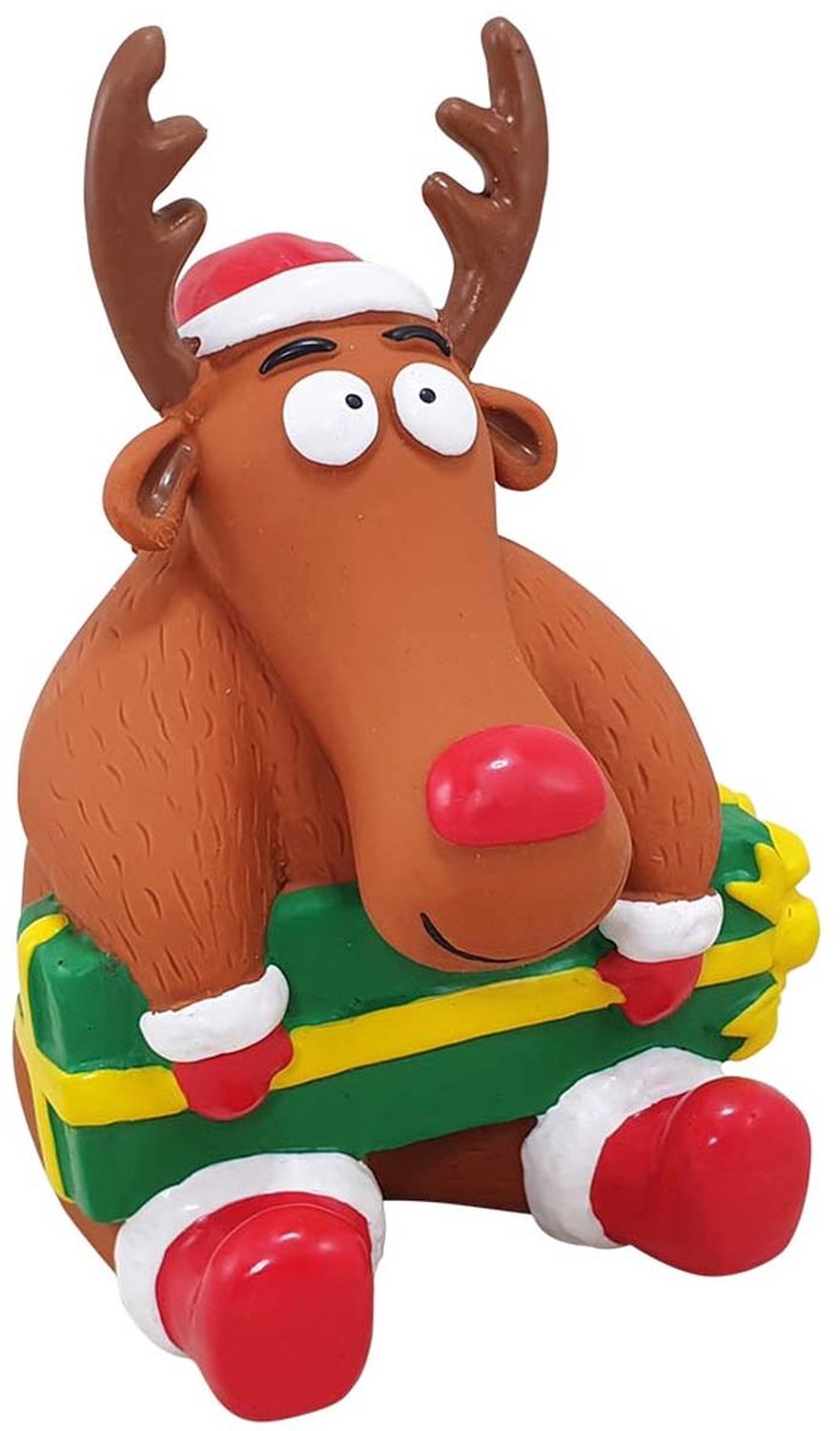 Nobby honden latex kerstrendier 18 cm
