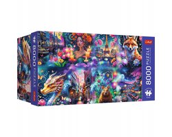 Trefl 8000 Stukken Puzzel 'Colorful World' - Premium Kwaliteit