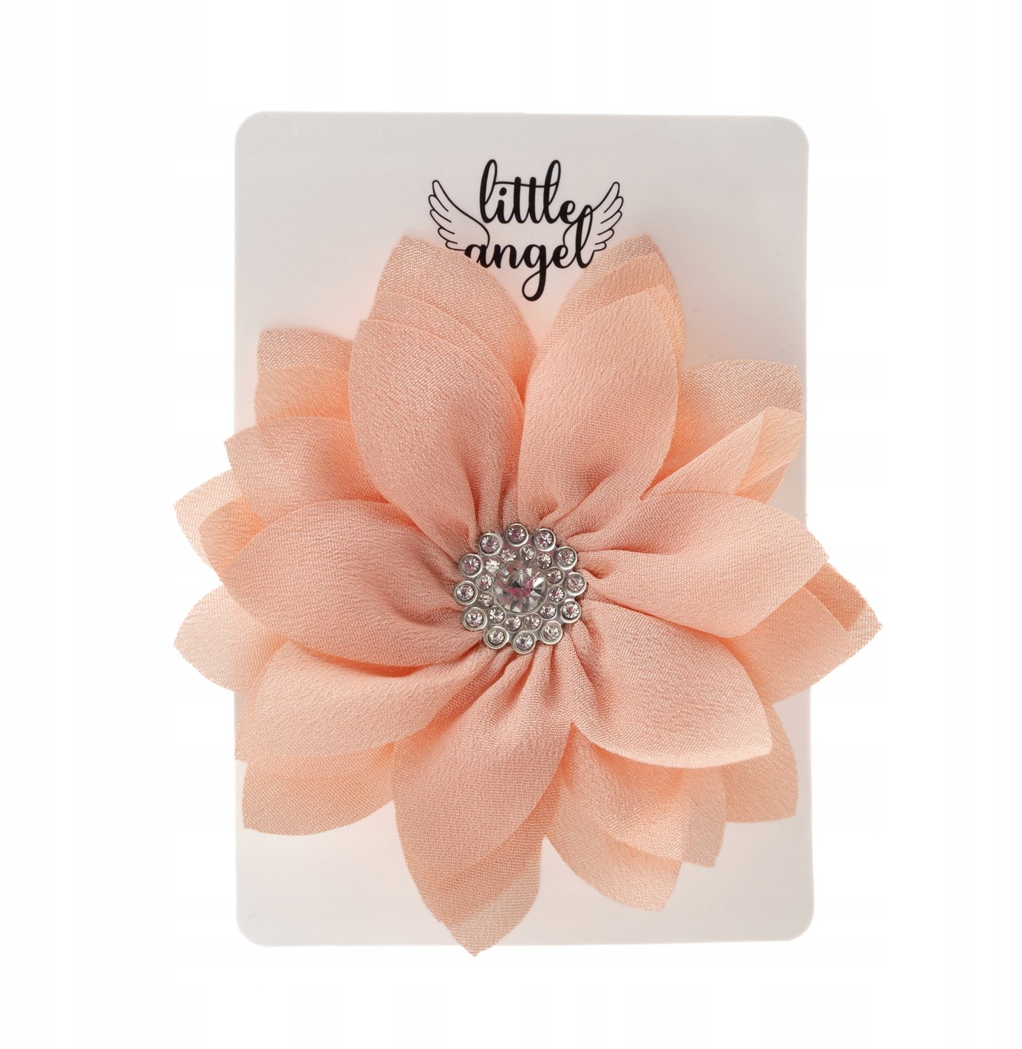 Little Angel Brosch Bloem Zirkonia Pastel Roze Elegant