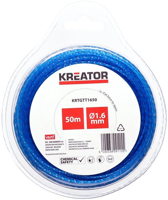 Kreator Trimmerdraad KRTGTT1650 - Gedraaid - 1,6mm - 50m van Kreator — afbeelding 3