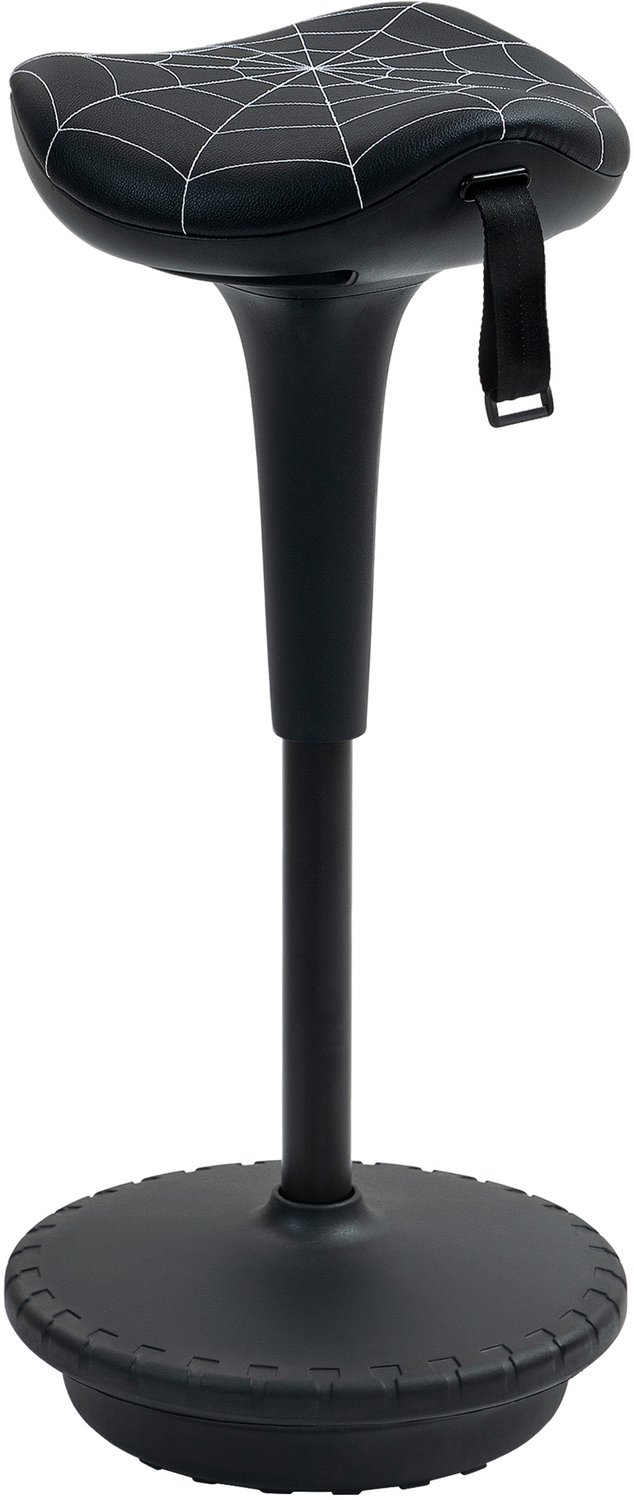 Vinona Ergonomische kruk - In hoogte verstelbaar en 360° draaibaar - Met kantelmechanisme en antislipbasis - 34 x 34 x 65,5-83,5 cm - Zwart