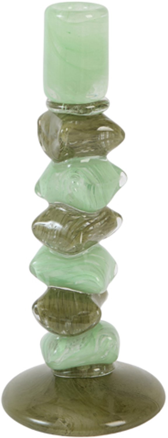 Light & Living Kandelaar ESTINA - Groen - 11.5x11.5x29.5 cm