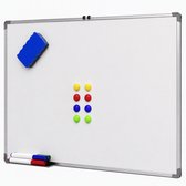 Avalo Whiteboard 60x90 cm - 14 in 1 set - Magneetbord Inclusief Markers, Magneten & Wisser