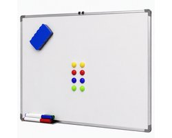 Avalo Whiteboard 60x90 cm - 14 in 1 set - Magneetbord Inclusief Markers, Magneten & Wisser
