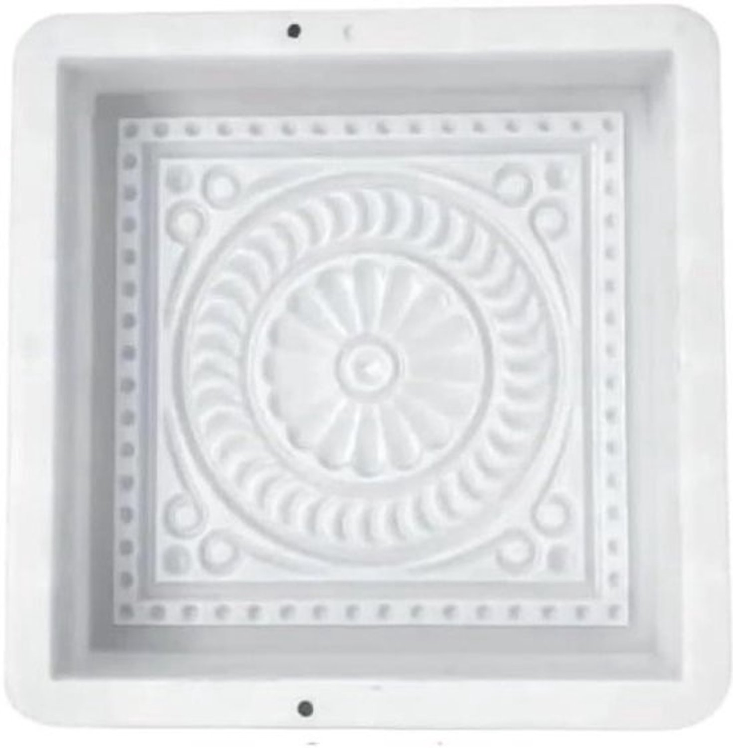 Mal voor stoeptegel - Betonmal voor tuinpad - Tuinpad maken - Herbruikbaar plastic - 2.54 cm - Zwart