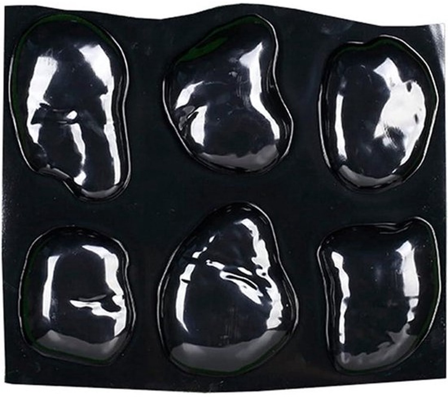 Betonmal voor tuinpad - Mal voor stoeptegel - Tuinpad aanleggen - Herbruikbaar - 46.5 x 40 cm - Zwart