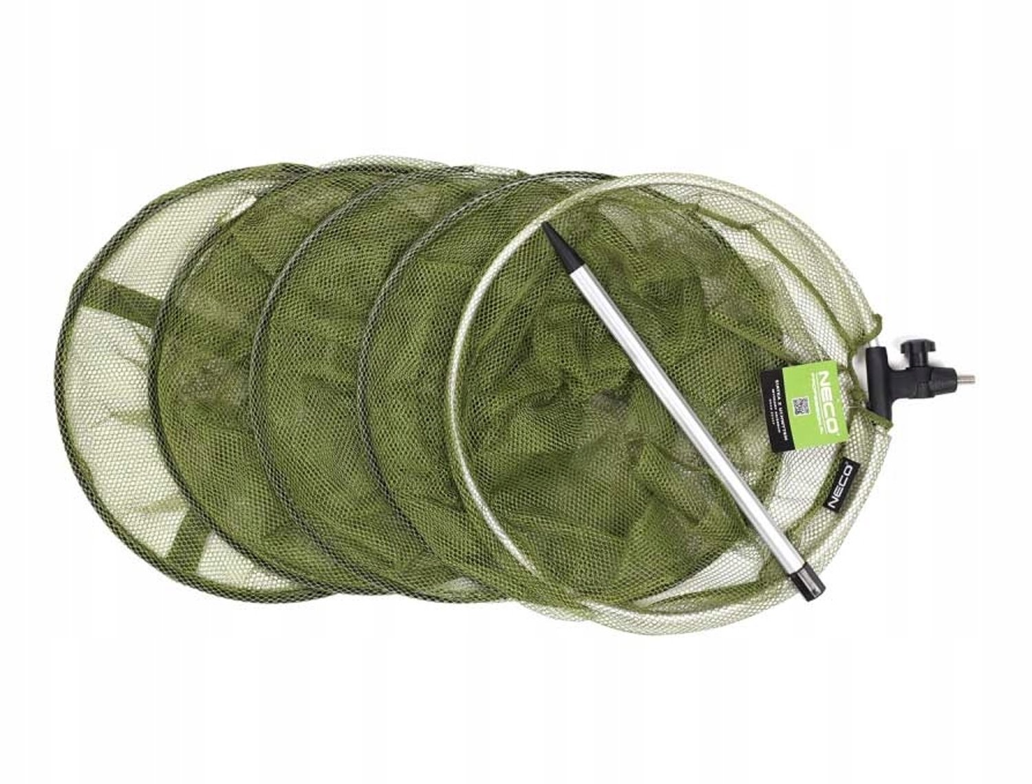 Merkloze Ronde Visnet met Bevestiging - 200cm