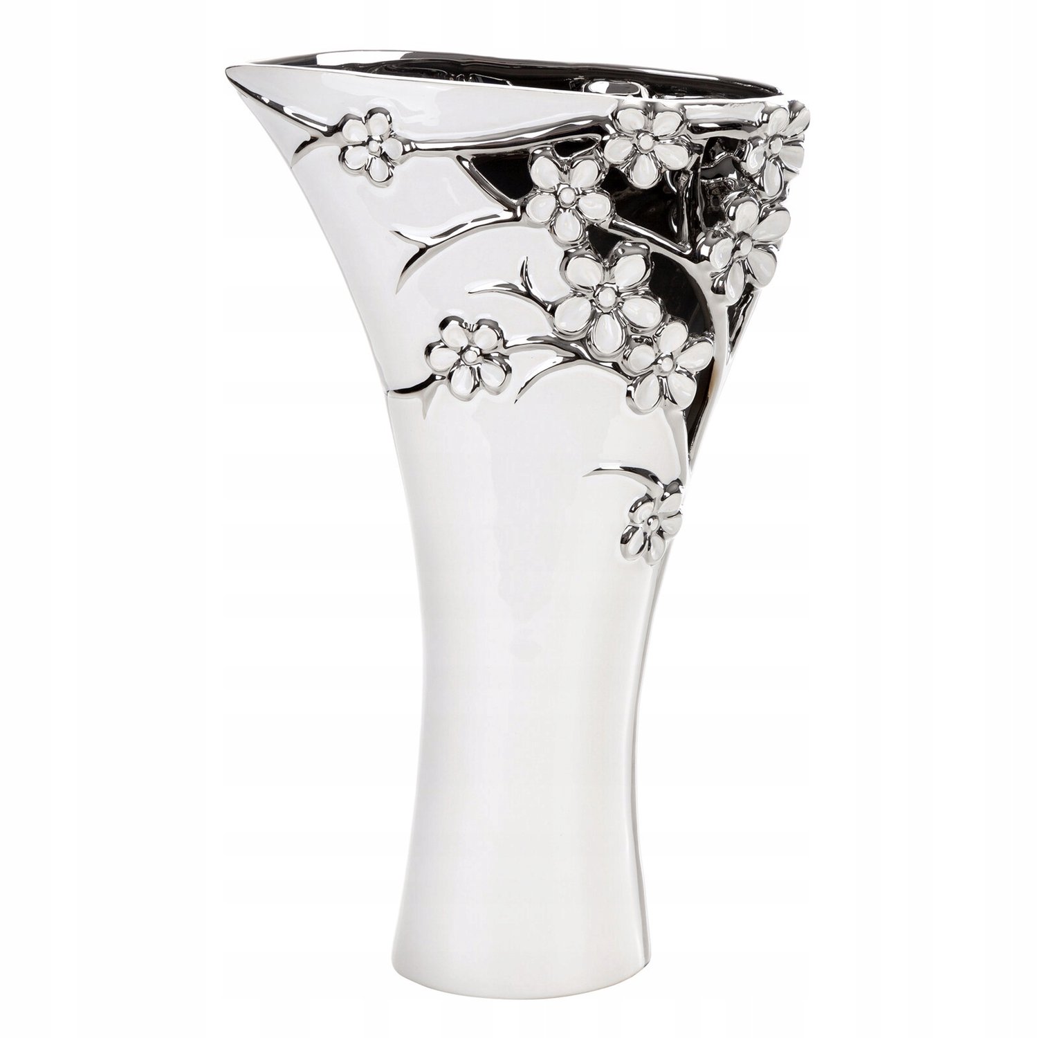 Karin Witte Keramische Vaas 24x10x39 cm - Stijlvolle Decoratie