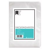 Vacuümzakken Voedsel - 16x25 cm - 100 stuks - Vacumeerzakken - Sous Vide Zakken - Vacuümzakken Met Microstructuur - Vacuüm Opbergzakken - BPA Vrij