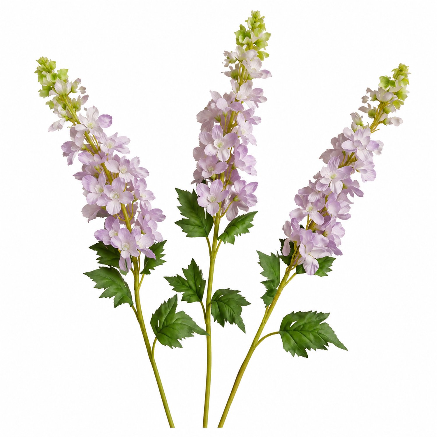 Steelbloem - kunstbloem ridderspoor 82 cm lila 3 takken