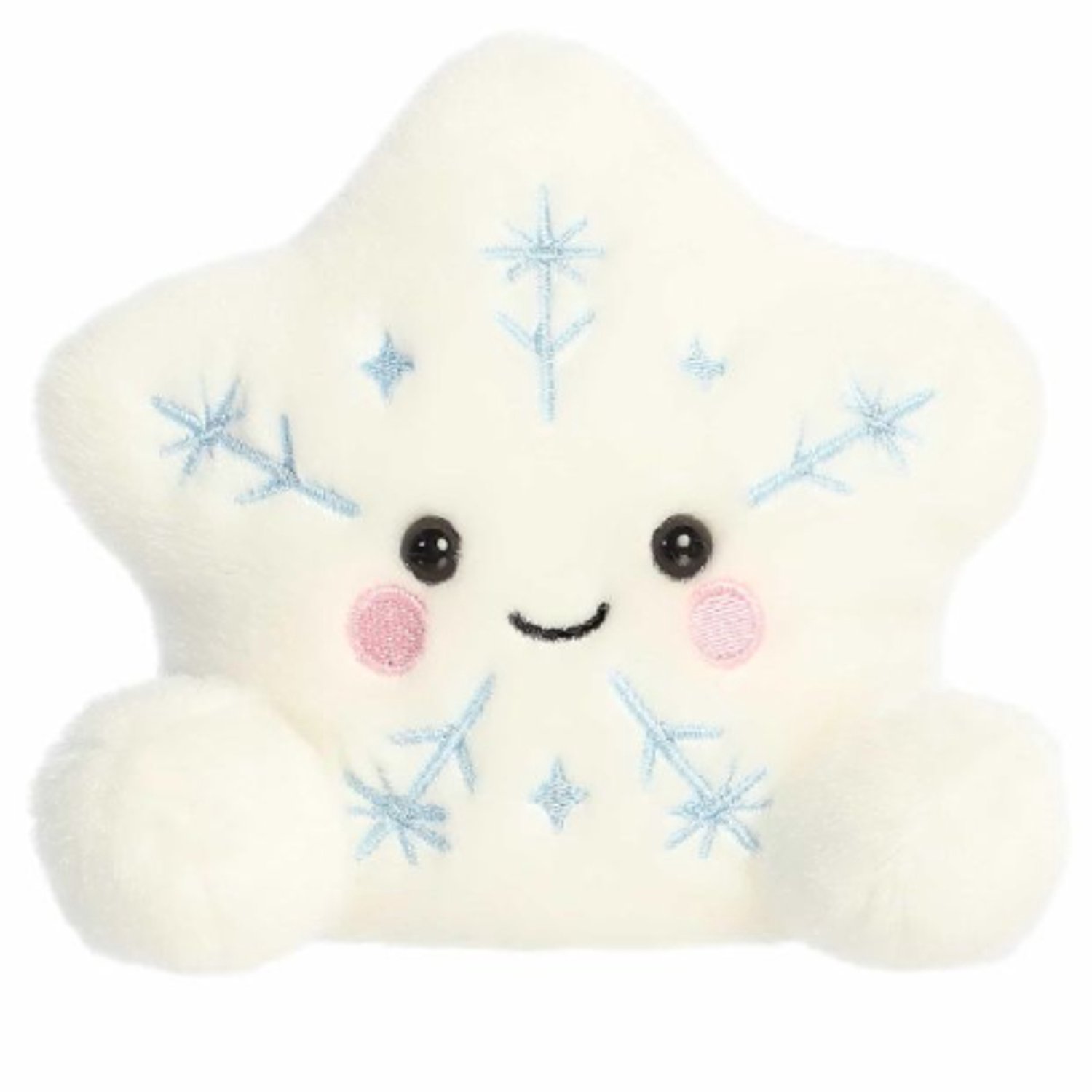 Palm Pals Sneeuwvlok Wit Pluche Knuffel 15 cm