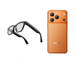 Blackview WAVE 7C Smartphone + BV300 Camera Bril - 4G - DUAL SIM - 16GB RAM + 64GB ROM - Android 16 - 5000mAh + AI Smart Kleurveranderende spiegel - Bluetooth 5.4 IP54