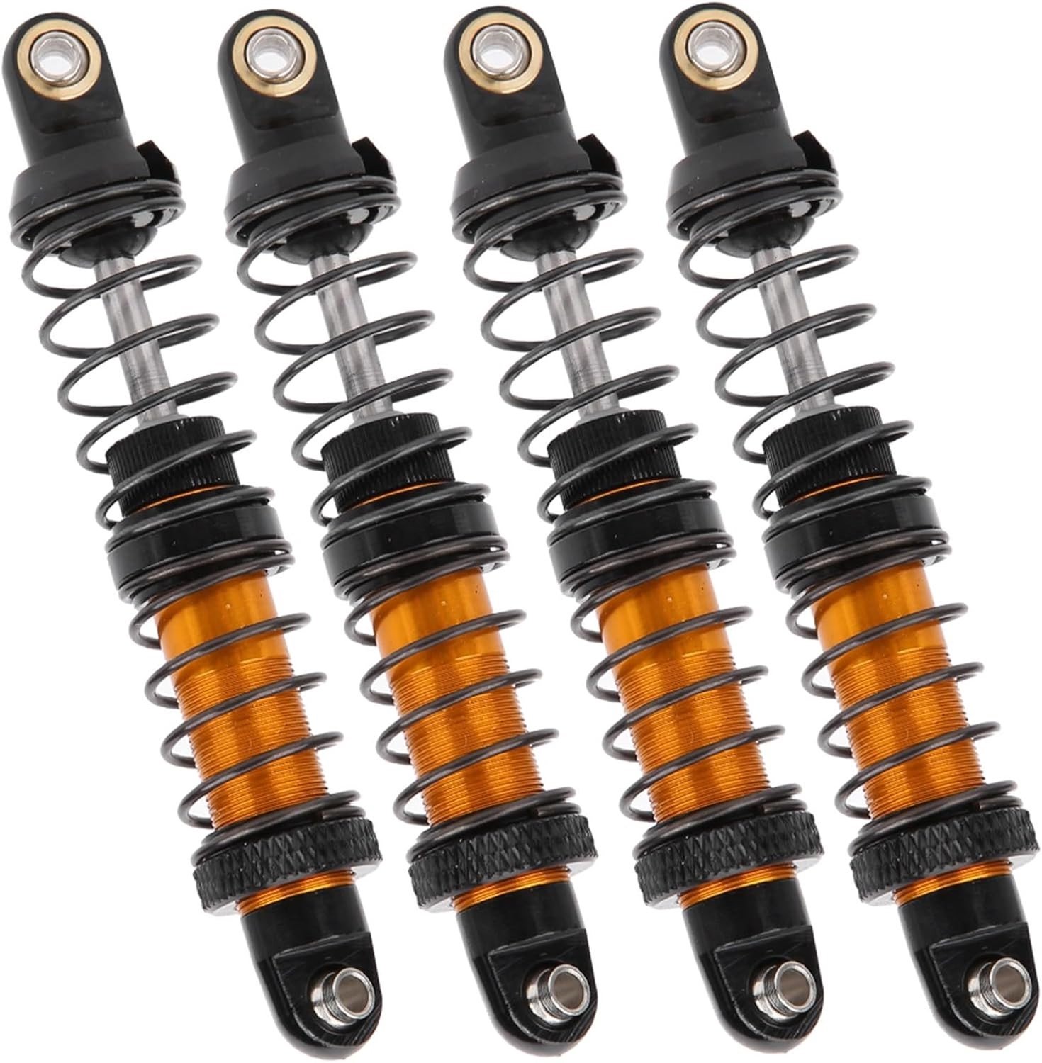 Stabiele RC Metalen Shock Struts Demper Upgrade Onderdelen voor CC01 RC Auto Model - 4 Stuks (80mm) voor Remote Control Enthousiastelingen