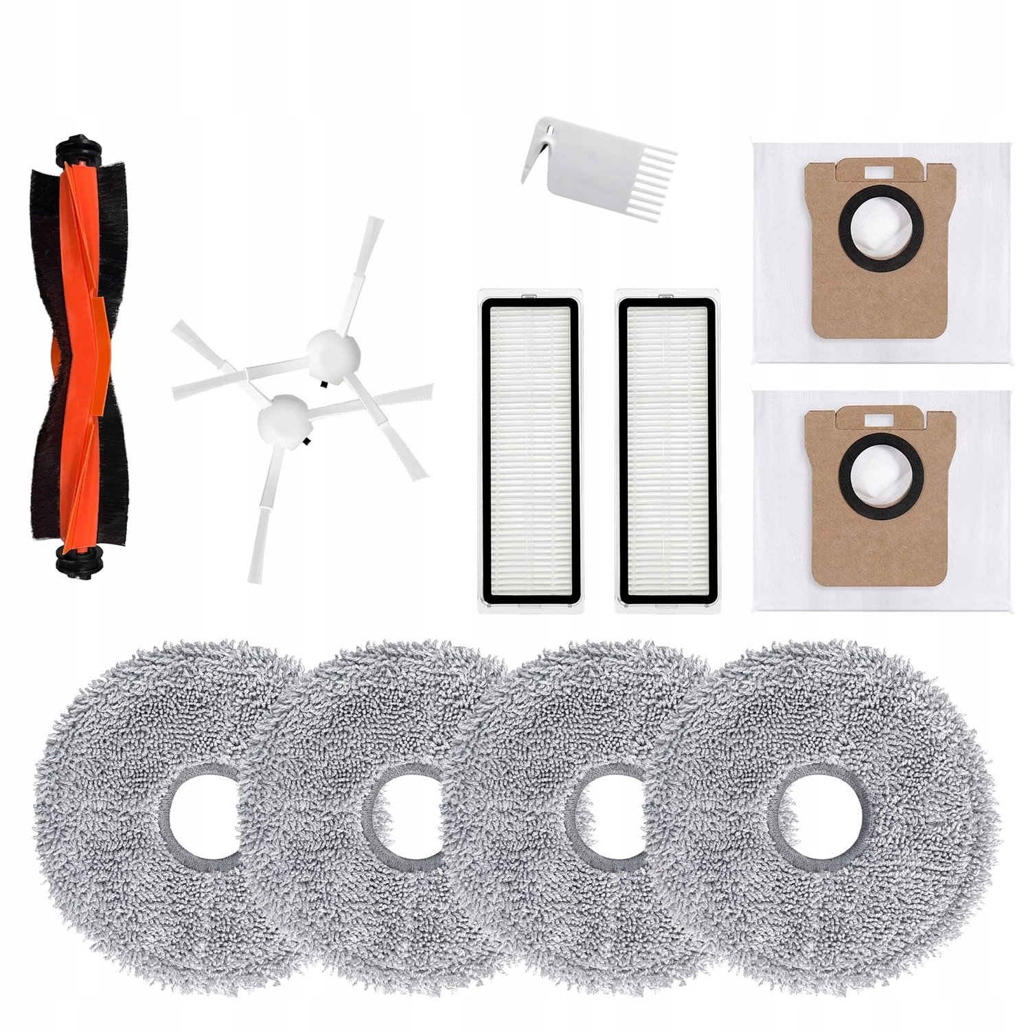Accessoireset voor Xiaomi Robot Vacuum X10+ X20+ - Filters, Borstels, Mops, Zakken