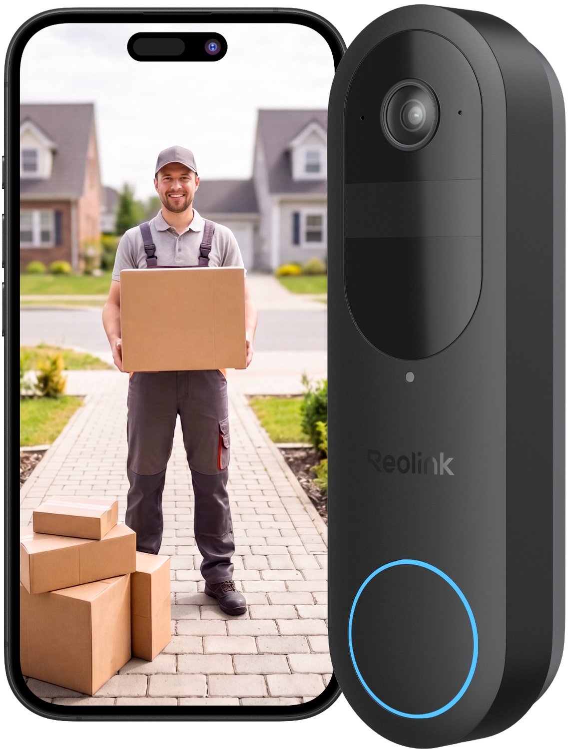 Reolink Gen 2 Video Deurbel met 4MP Beeld en Dual-Band WiFi - CET PRODUCT SERVICE SP. Z O.O. - €174,99