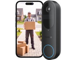 Reolink Video Deurbel (Batterij) Gen 2 - 4MP - 1:1 Kop-tot-teen Beeld - Dual-Band WiFi - Slimme…