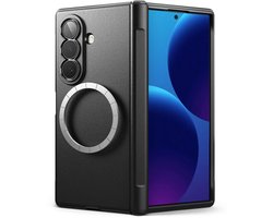 Ringke Onyx Flap Magnetic | Hoesje Geschikt voor Samsung Galaxy Z Fold 8 Ultra | Compatibel met MagSafe / Qi2 | Back Cover Flexibel TPU met Militaire Standaard | Scharnier Bescherming | Zwart