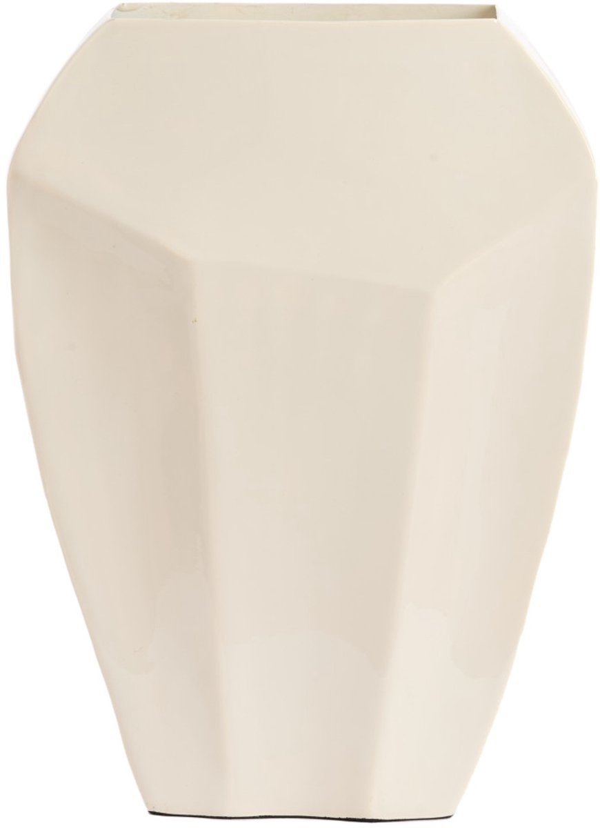Light & Living Vaas CORDOBA - 25x11x34cm - Wit