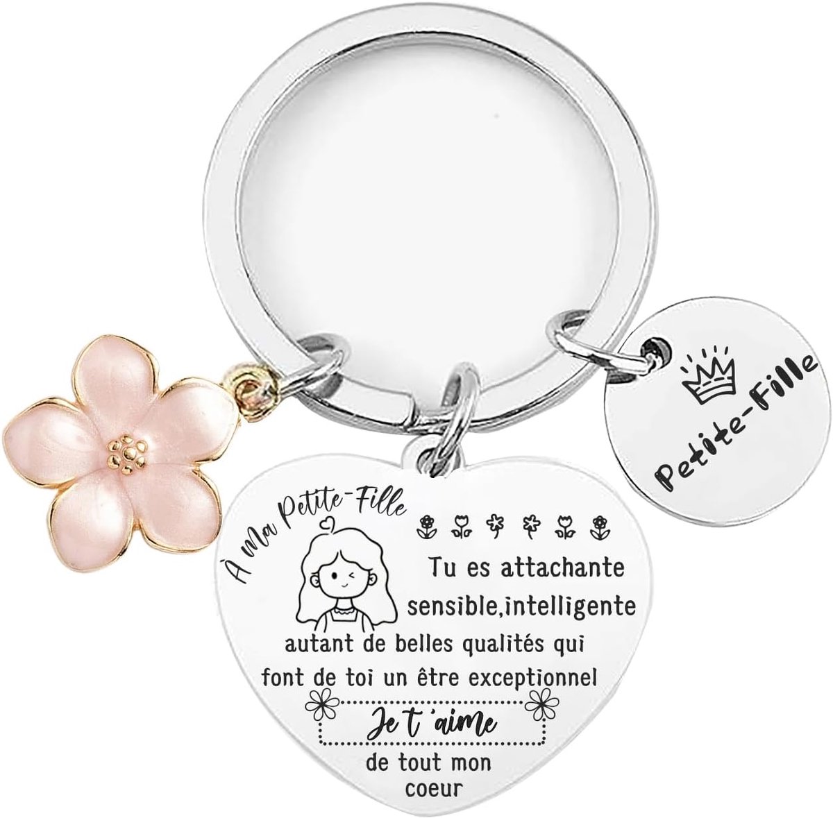 Cadeau voor zoon, dochter, sleutelhanger, heren, dames, jongens, meisjes, kinderen, ik hou van je, mijn zoon, mijn dochter