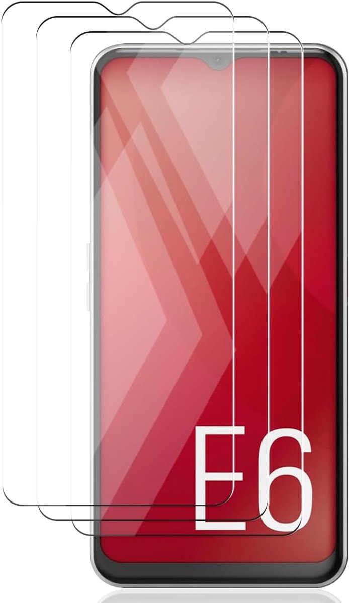 Emporia Smart 6 pantserglas, HD transparante beschermfolie, 9H krasbestendig, onbreekbaar, eenvoudig aan te brengen, anti-vingerafdruk, luchtbellen, hoge gevoeligheid, 3 stuks