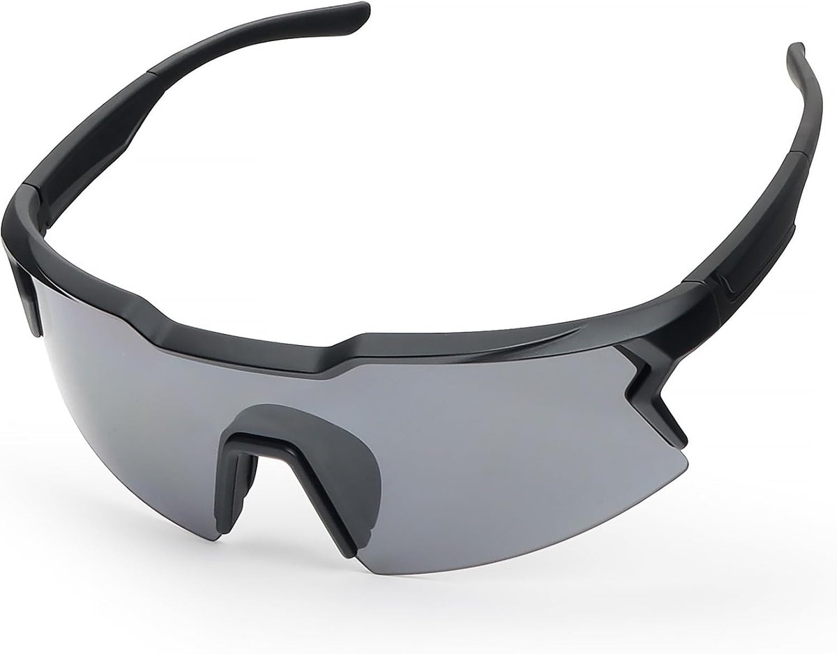 Sportbril, fietsbril voor dames en heren, UV400-bescherming, sportzonnebril, HD-zicht, ultralichte loopbril voor MTB, racefiets, fietsen, hardlopen