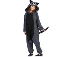Wotogold Dieren Wasbeer Pyjama Unisex Volwassen Cosplay Kostuums