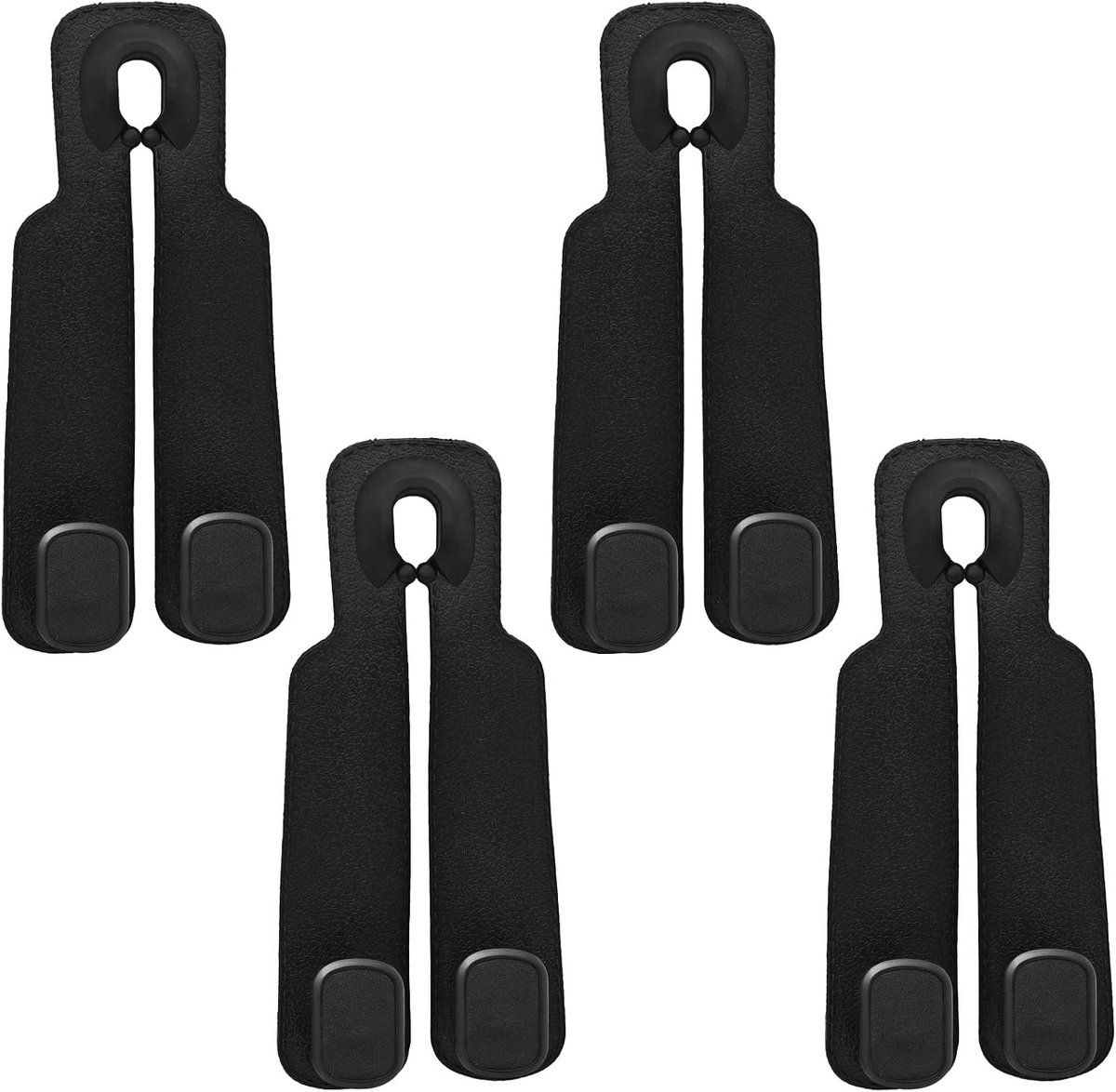 Set van 4 dubbele haken voor de rugleuning van de autostoel