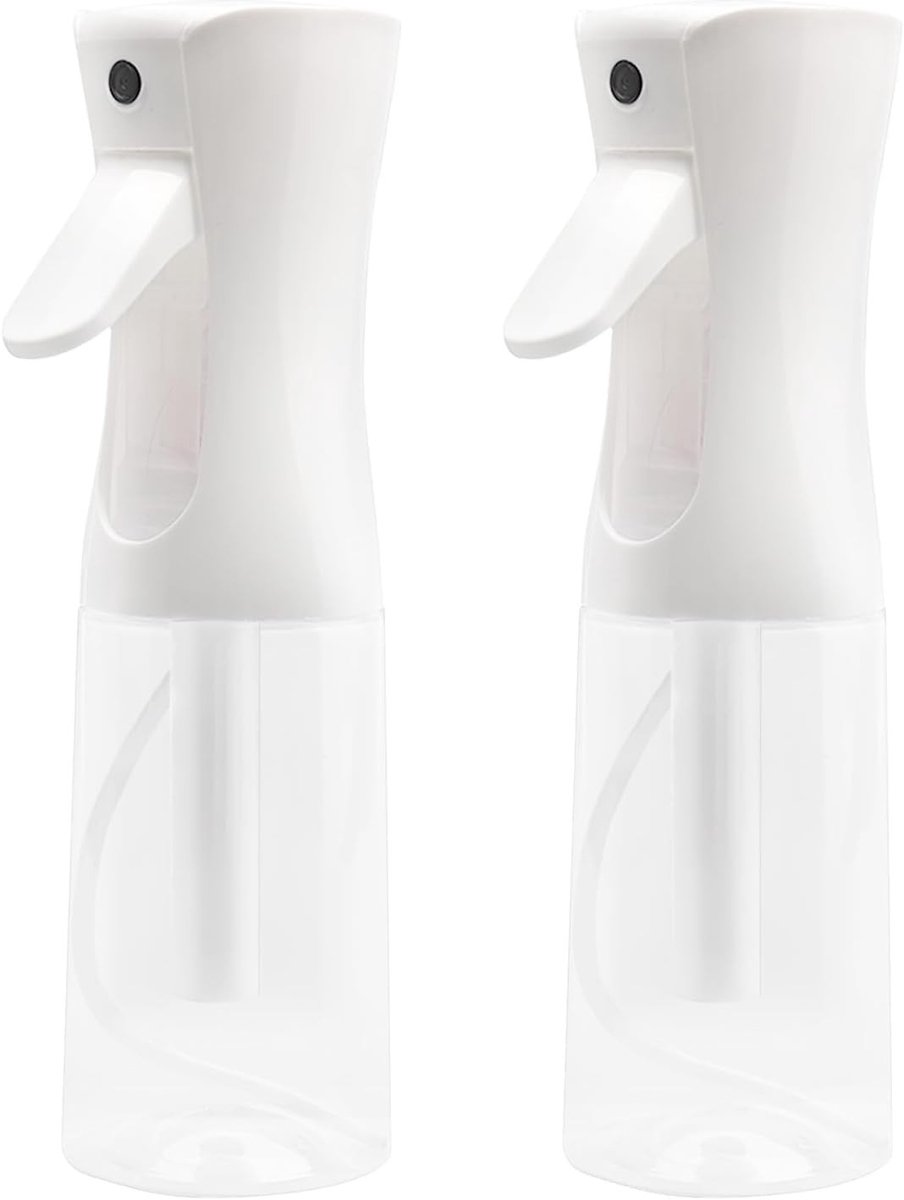 2 Stuks Sprayflessen voor Haarstyling, Continue Water Sprayflessen van 200ml voor Fijne Mist, Ideaal voor Planten en Huidverzorging