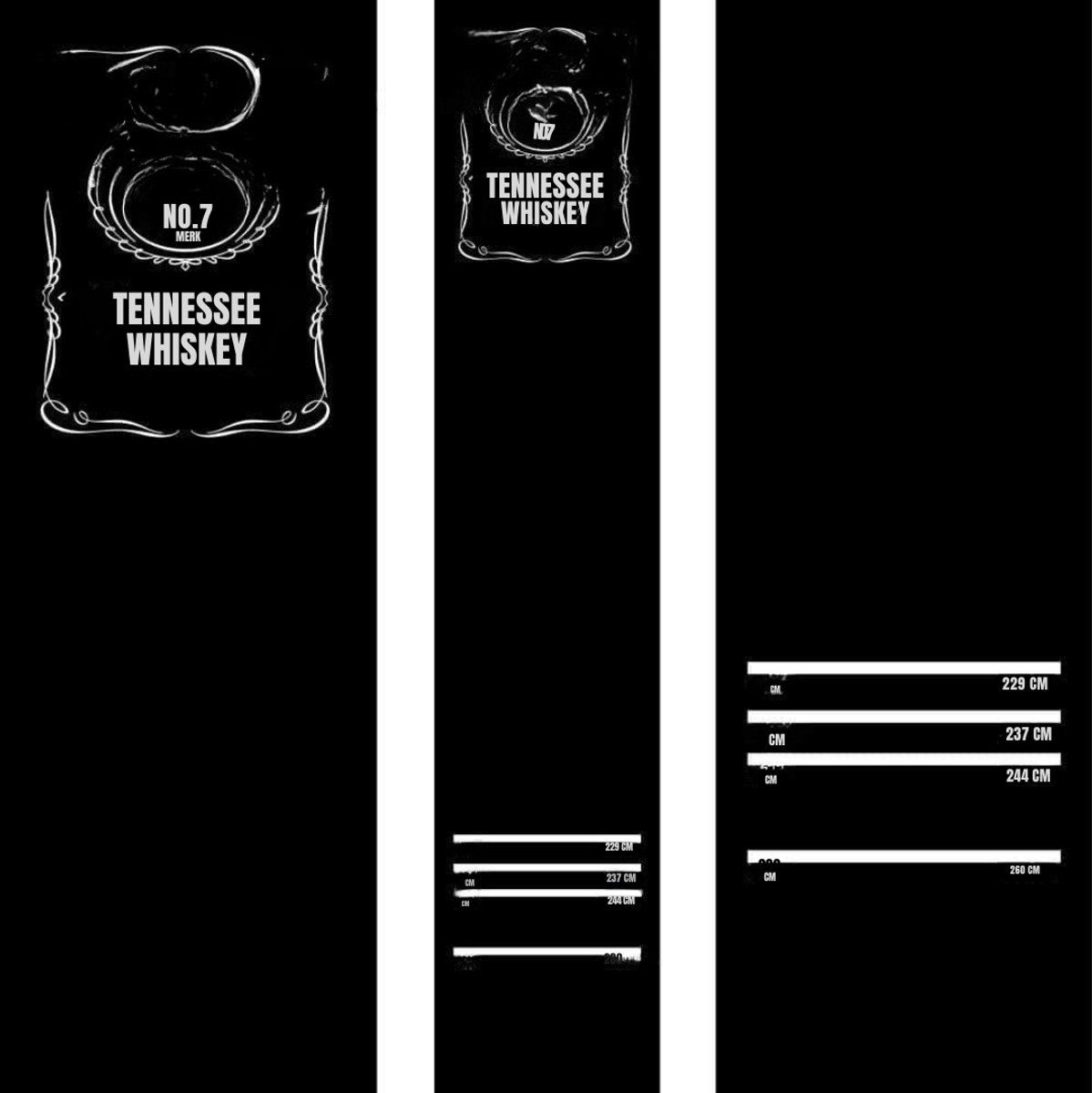 Kavo®- Dart Vloerbeschermingsmat - Heavy Duty Dart-tapijt - Dartmat - Zwart - 290cm x 60cm x 1cm