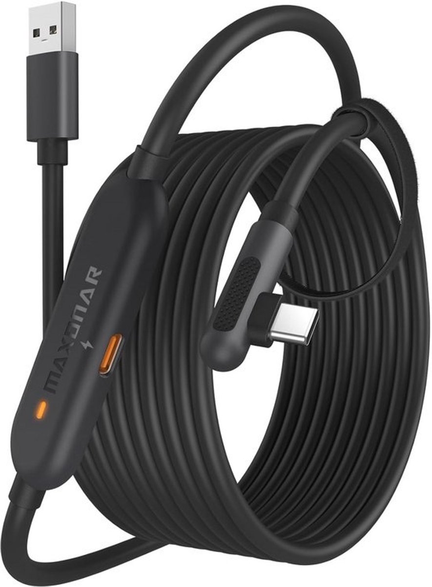 Lange USB 3.0 Link Kabel voor VR Headsets met Oplaadfunctie - 5 Meter