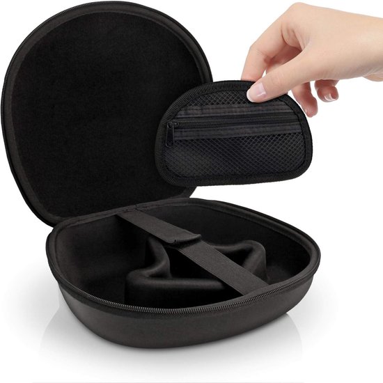 Igadgitz U3804 Zwart Eva Draag Harde Hoes Beschermhoes Compatibel met Hoofdtelefoon Headset Headset — afbeelding 5